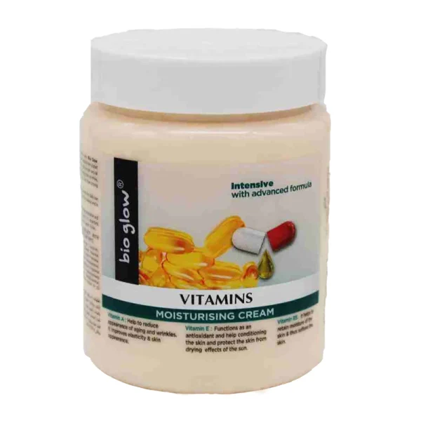 Bio Glow vitamins moisturising cream 500ml in sri lanka
