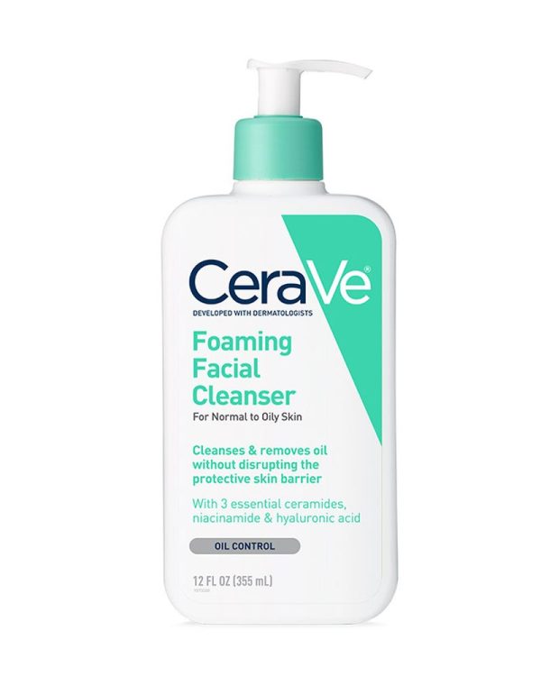 CeraVe Foaming Facial Cleanser 12oz FRONT 700x875 v2