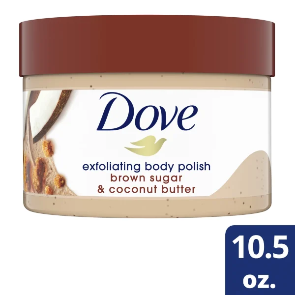 Dove Exfoliating Body Polish Scrub Brown Sugar Coconut Butter 10 5 oz fdeb5e38 a10c 46b3 8563 4b872726e42c.a42dff276bb43fe67994de0ab240accc