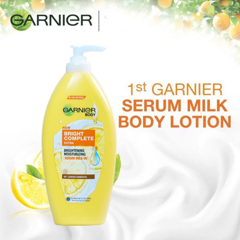 garnier body bright complete extra brightening moisturizing serum milk uv lotion 400ml regular 63566b879f647
