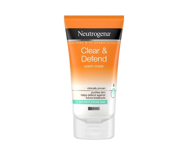 neutrogena clear defend wash mask