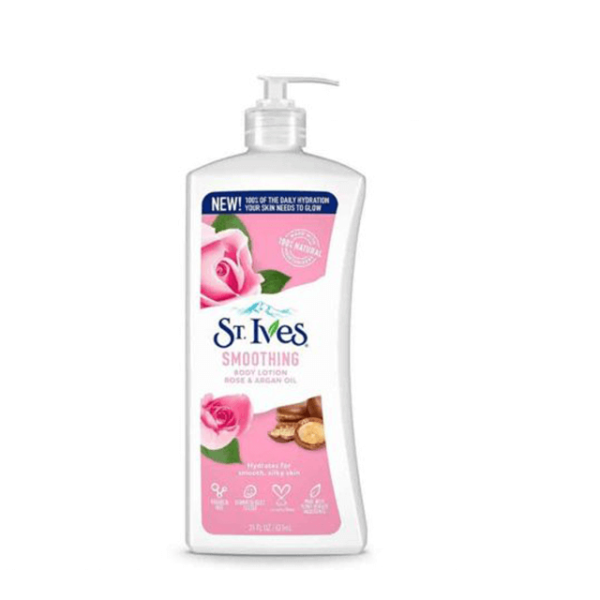 st ives soothing body lotion rose and argan 1