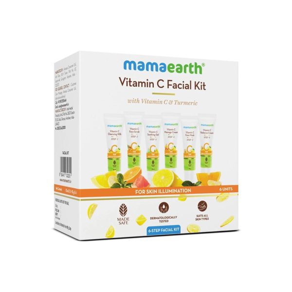 Mamaearth Facial Kit with Vitamin C Turmeric