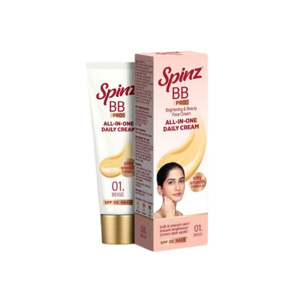 SPINZ BB PRO Brightening Beauty Fairness Cream 29g scaled
