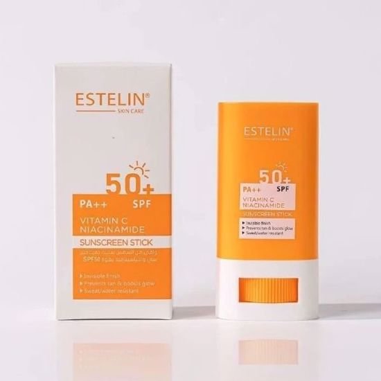 Estelin Vitamin C & Niacinamide Sunscreen Stick SPF50 1 0016208 estelin vitamin c niacinamide sunscreen stick spf50 550