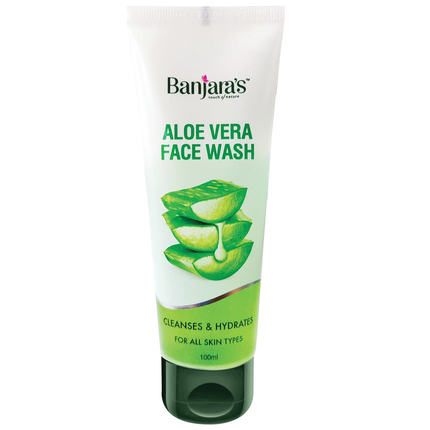 Banjara's Aloe Vera Face Wash 1 AV FW 100ml Front