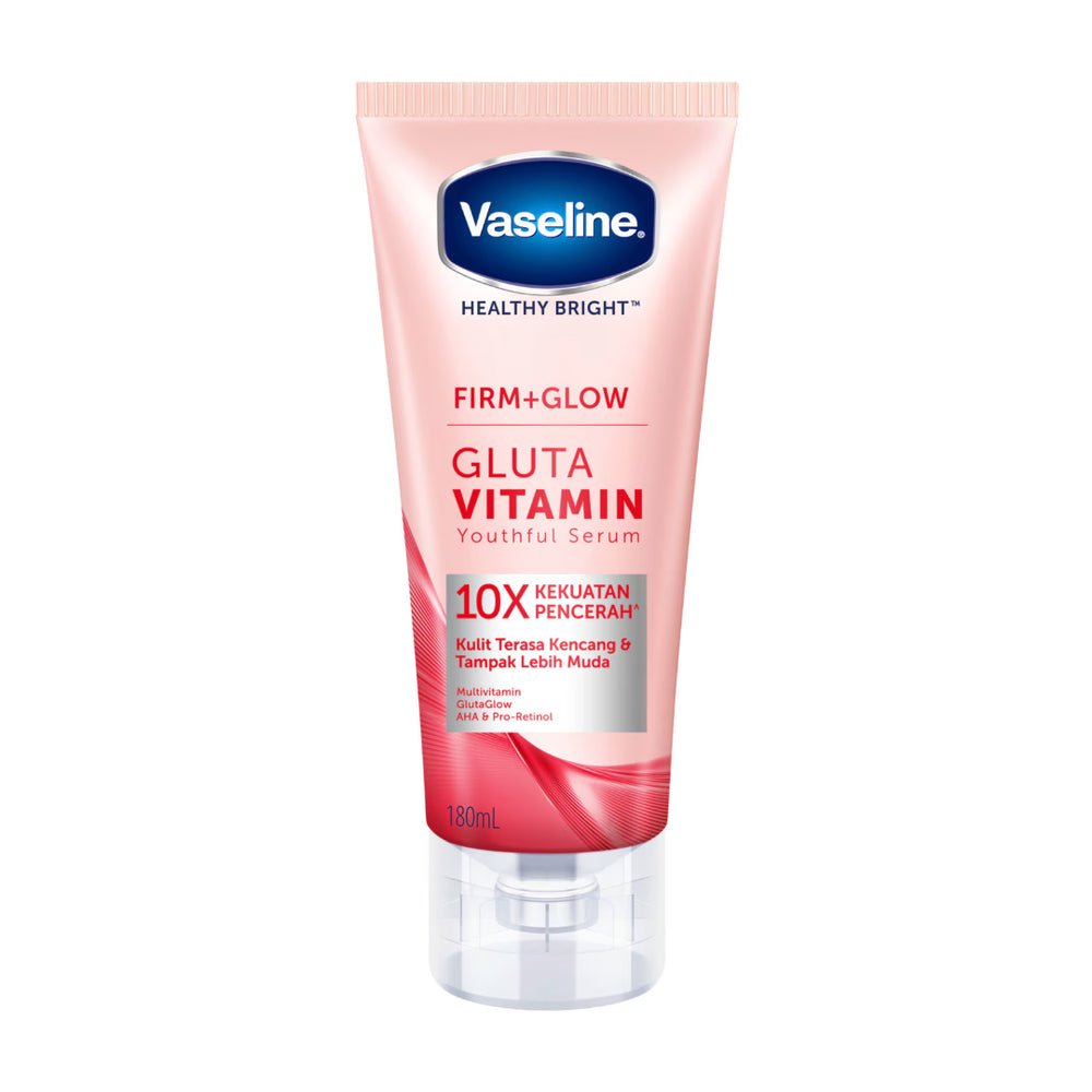 Vaseline Healthy Bright Firm Glow Gluta Vitamin Youthful Body Serum 180ml 1 Vaseline VitaminBodySerumFirmGlow180ml