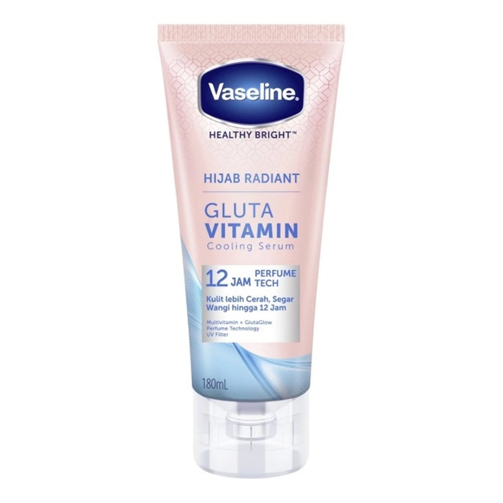 Vaseline Hijab Radiant Gluta Vitamin Body Serum - 180ml 1 vaselinehrcoolingserum